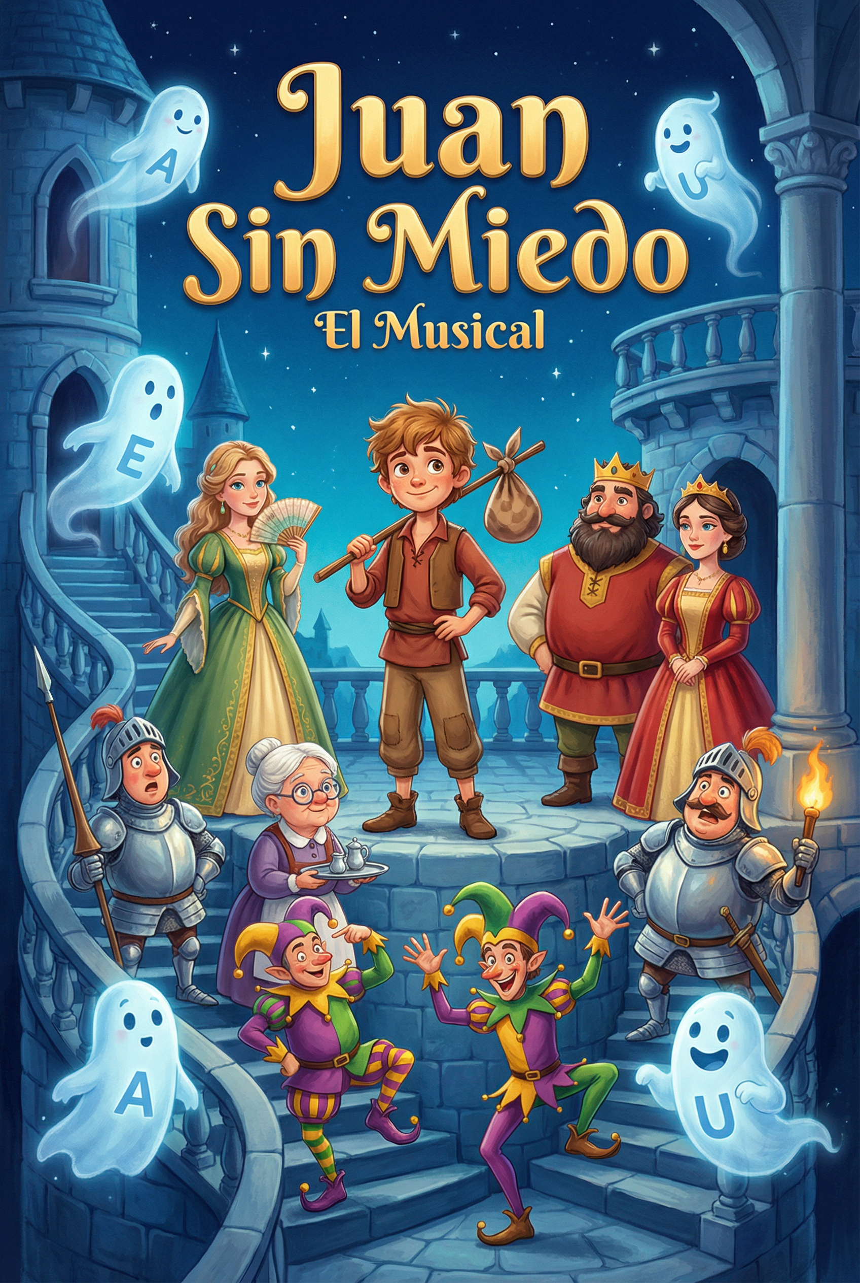 Obra escolar La Aventura de Juan Sin Miedo - Aventura Fantástica (Infantil, Primaria)